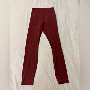 Lululemon Align Pant — size 4 — mulled wine
